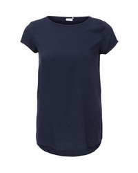 Женская темно-синяя футболка с круглым вырезом от Jacqueline De Yong