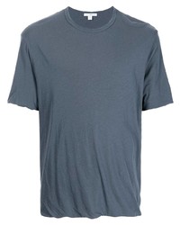 Мужская темно-синяя футболка с круглым вырезом от James Perse