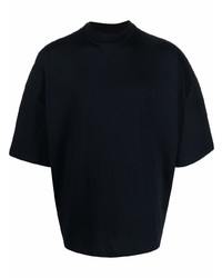 Мужская темно-синяя футболка с круглым вырезом от Jil Sander