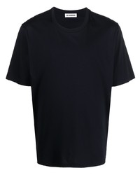 Мужская темно-синяя футболка с круглым вырезом от Jil Sander