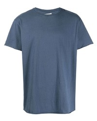 Мужская темно-синяя футболка с круглым вырезом от John Elliott