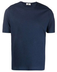 Мужская темно-синяя футболка с круглым вырезом от Kired