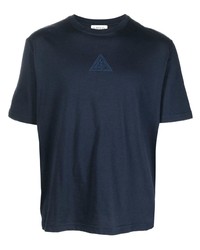 Мужская темно-синяя футболка с круглым вырезом от Lanvin