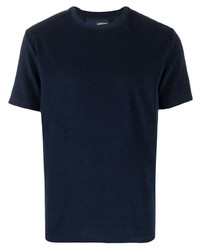 Мужская темно-синяя футболка с круглым вырезом от Lardini