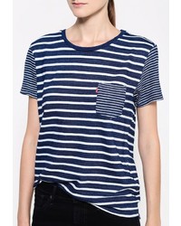 Женская темно-синяя футболка с круглым вырезом от Levi's