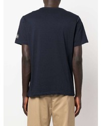Мужская темно-синяя футболка с круглым вырезом от ECOALF