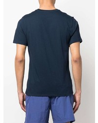 Мужская темно-синяя футболка с круглым вырезом от North Sails