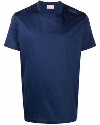 Мужская темно-синяя футболка с круглым вырезом от Low Brand