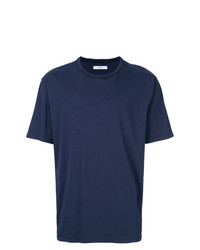 Мужская темно-синяя футболка с круглым вырезом от Mauro Grifoni