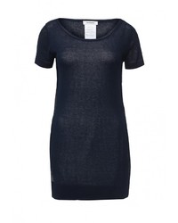 Женская темно-синяя футболка с круглым вырезом от MAX&amp;Co