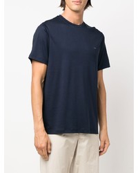 Мужская темно-синяя футболка с круглым вырезом от Michael Kors