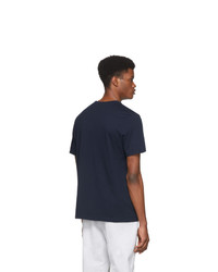 Мужская темно-синяя футболка с круглым вырезом от Reebok Classics