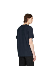 Мужская темно-синяя футболка с круглым вырезом от Norse Projects