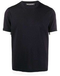 Мужская темно-синяя футболка с круглым вырезом от Neil Barrett