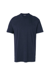 Мужская темно-синяя футболка с круглым вырезом от Neil Barrett