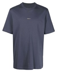 Мужская темно-синяя футболка с круглым вырезом от Oamc