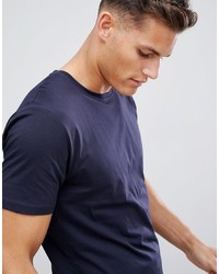 Мужская темно-синяя футболка с круглым вырезом от ONLY & SONS