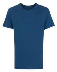 Мужская темно-синяя футболка с круглым вырезом от OSKLEN
