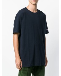 Мужская темно-синяя футболка с круглым вырезом от Champion