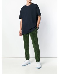 Мужская темно-синяя футболка с круглым вырезом от Champion