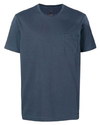 Мужская темно-синяя футболка с круглым вырезом от Parajumpers