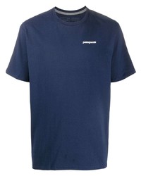Мужская темно-синяя футболка с круглым вырезом от Patagonia