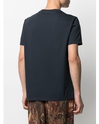 Мужская темно-синяя футболка с круглым вырезом от Barena