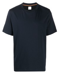 Мужская темно-синяя футболка с круглым вырезом от Paul Smith