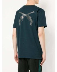 Мужская темно-синяя футболка с круглым вырезом от Roar