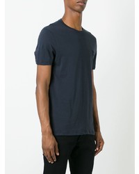Мужская темно-синяя футболка с круглым вырезом от Versace Collection