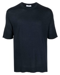 Мужская темно-синяя футболка с круглым вырезом от PT TORINO