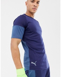 Мужская темно-синяя футболка с круглым вырезом от Puma