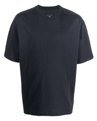 Мужская темно-синяя футболка с круглым вырезом от rag & bone