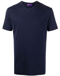 Мужская темно-синяя футболка с круглым вырезом от Ralph Lauren Purple Label