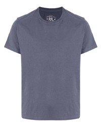 Мужская темно-синяя футболка с круглым вырезом от Ralph Lauren RRL