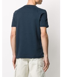 Мужская темно-синяя футболка с круглым вырезом от Raeburn