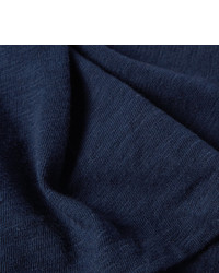 Мужская темно-синяя футболка с круглым вырезом от Velva Sheen