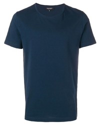 Мужская темно-синяя футболка с круглым вырезом от Ron Dorff