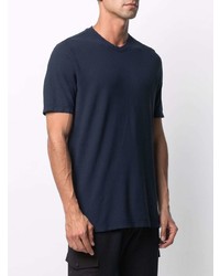 Мужская темно-синяя футболка с круглым вырезом от Fileria