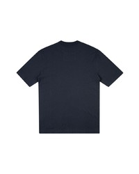 Мужская темно-синяя футболка с круглым вырезом от Palace