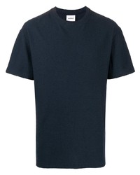 Мужская темно-синяя футболка с круглым вырезом от Soulland