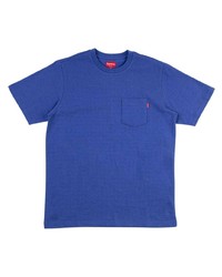 Мужская темно-синяя футболка с круглым вырезом от Supreme