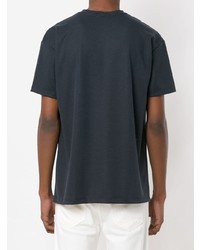 Мужская темно-синяя футболка с круглым вырезом от Egrey