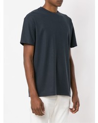 Мужская темно-синяя футболка с круглым вырезом от Egrey