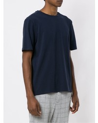 Мужская темно-синяя футболка с круглым вырезом от Egrey