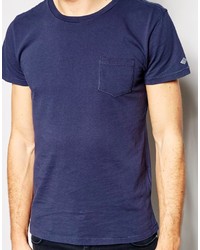 Мужская темно-синяя футболка с круглым вырезом от Replay