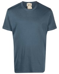 Мужская темно-синяя футболка с круглым вырезом от Ten C