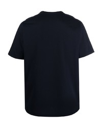 Мужская темно-синяя футболка с круглым вырезом от Lardini