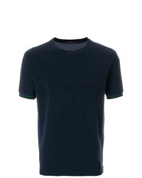 Мужская темно-синяя футболка с круглым вырезом от The Gigi