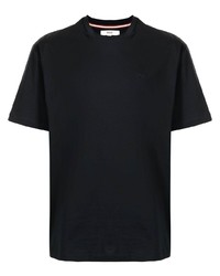 Мужская темно-синяя футболка с круглым вырезом от Bally